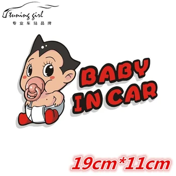 Auto Kleebised Tetsuwan Atom Astroboy Beebi Auto Pardal Cartoon Armas Jaapani Anime Loominguline Kaunistamiseks Auto Tuning Stiil D10
