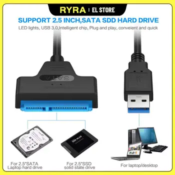 RYRA USB3.0 2.0 Sata Kõvaketta Kaabli Adapteri abil Toetada 2,5-tolline Sülearvuti Kõvaketas Hard Drive USB To Serial Pin Konverter