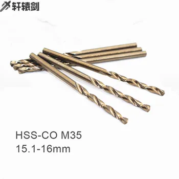 1TK 15.1 15.2 15.3 15.4 15.5 15.6 15.7 15.8 15.9 16mm HSS-CO M35 Hea Kvaliteet Kõrge hind Twist Drill Bits CNC Treipingi Tööriist