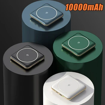 10000mAh Magnet Juhtmeta Laadija Power Bank for iPhone 12 13 14 Kaasaskantav Laadija, Väline Aku Powerbank Jaoks Xiaomi Samsung