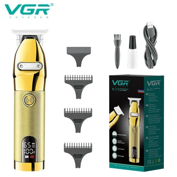 VGR Karvade Trimmer Professional Hair Clipper Electric Hair Cutting Machine Laetav LED-Ekraan Baber Trimmer Meeste V-275