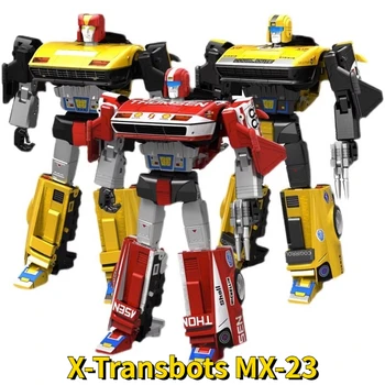 X-Transbots MX-23DCT Omnibots Overdrives Tegevus Joonis Robot Deformatsioon Mänguasi