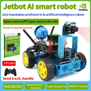 Jetson Nano tehisintellekti Auto JetBot Visioon AI Robot Iseseisev Sõidu Sügav Õppimine