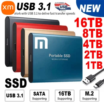 High-speed Portable SSD 1TB Väline Solid State kõvaketas 2TB USB3.1 Liides Mobile Hard Drive jaoks xiaomi Laptop ARVUTI