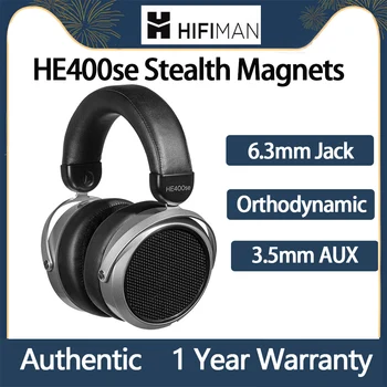 Algne HIFIMAN HE400se V2 Stealth Magnetid Versioon Kõrvaklappide Hi-Fi 32ohm Üle-Kõrva Avatud-Tagasi Täis -: 3,5 mm (6,3 mm Juhtmega Peakomplekt