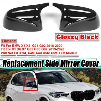 Paari Auto tagauks Rearview Mirror Cover Mütsid Asendamine BMW X3 X4 G01 G02 2018-2021 X5 X6 X7 G05 G06 G07 2019-2021 M Stiilis
