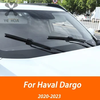 Eest GWM Haval Dargo 2021-2023 Car Styling U Frameless Bracketless Kummist Auto Esiklaas harjadega Modificated Tarvikud