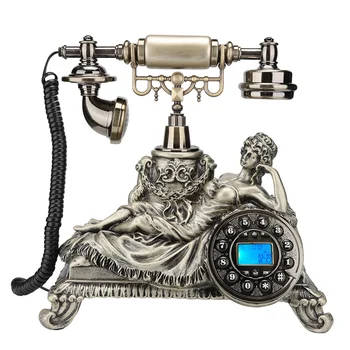 Antiik Telefon Juhtmega Lauatelefon Kodus Telefonid Vintage Klassikaline Vaik Telefoni-Euroopa Kunsti Kauplused Kingitus