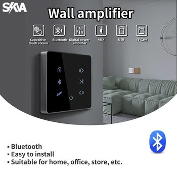 Mini Seina Bluetooth Heli Võimendid Smart Home Theater System Audio Center Amplificador Võimas Muusika Paneel Siseruumides