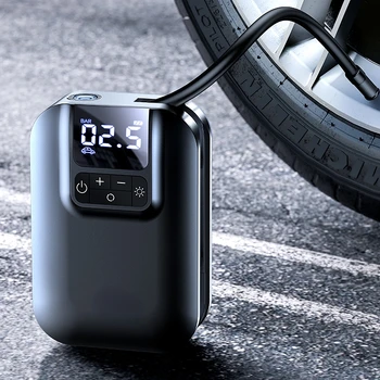 Uus Wireless mini auto rehvi elektrilised portable air pump digitaalne auto õhukompressor 12v rehvid inflators LCD ekraan
